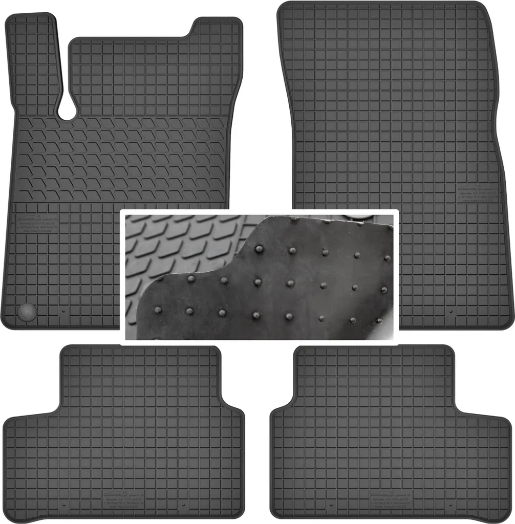 Tappetini Gomma Mercedes B W247 (2019-2025) - Kit 4 Tappeti Anti-Fango