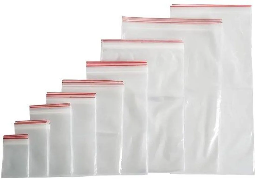 Sacs en plastique 40 x 45 cm - Lot de 100 pièces avec date d'impression