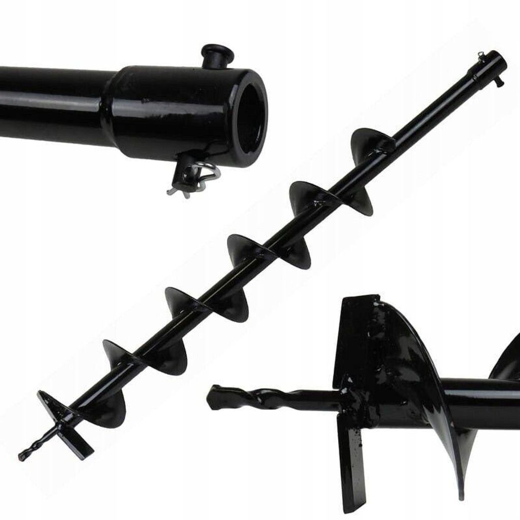 Ø 250mm 800mm Erdlochbohrer Erdbohrer Erdaufbereiter Bohrer Produktbild 
