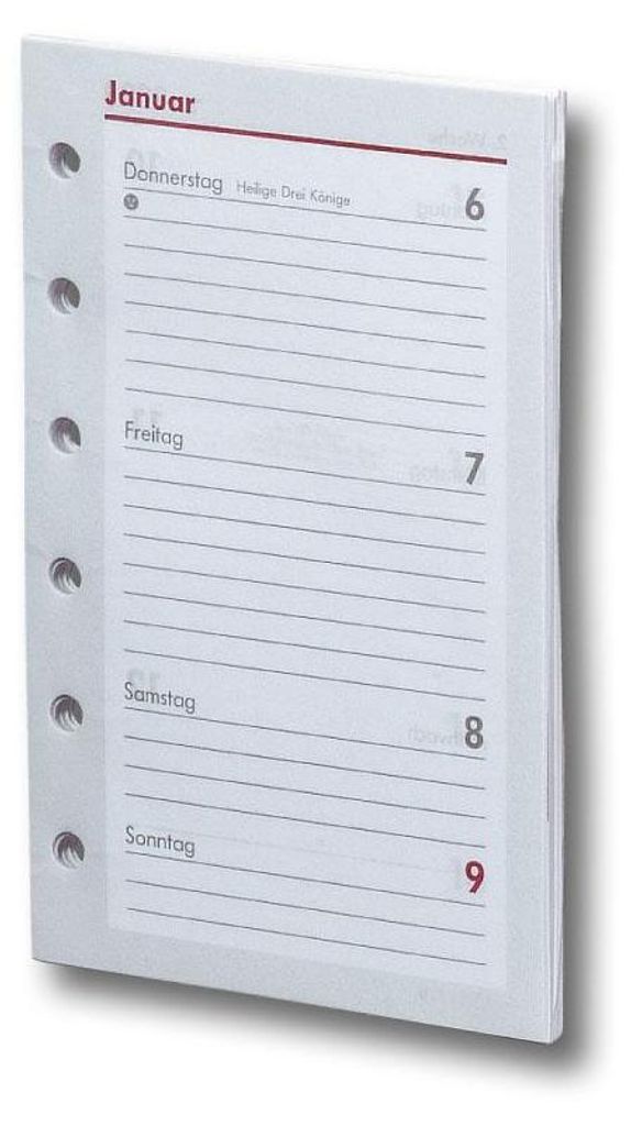 Kalendarium Timer ca A7 12,9x8cm 1Woche/2Seiten 2026 Produktbild 