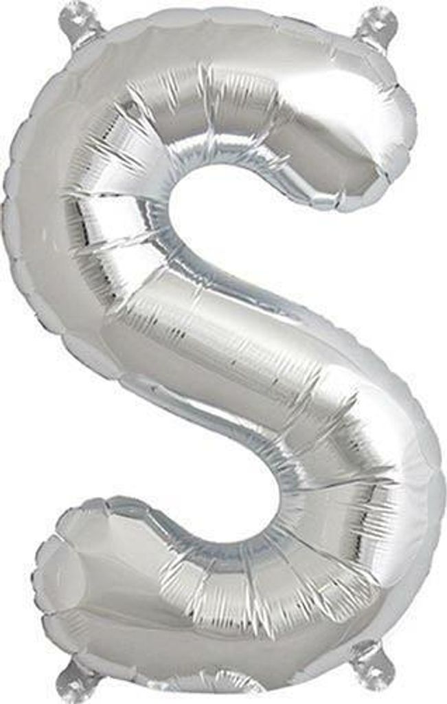 Folienballon S silber