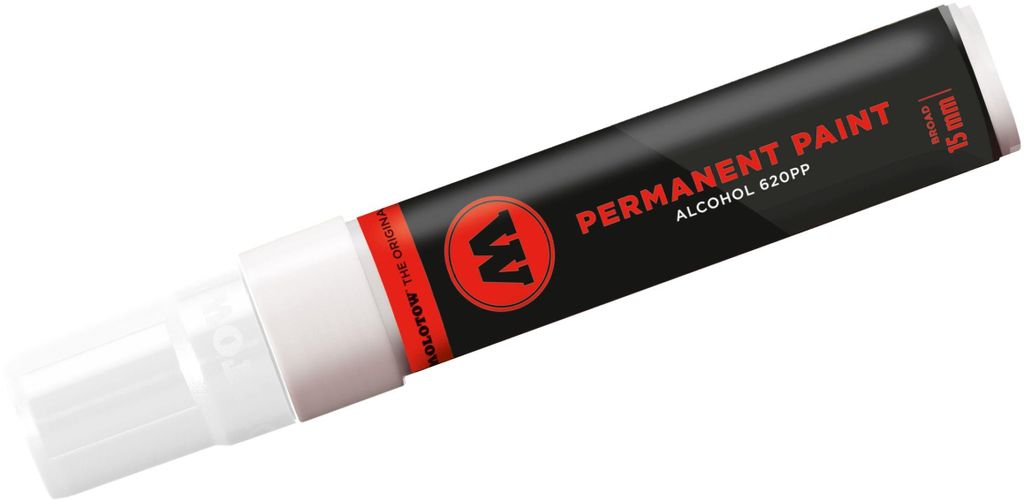 MOLOTOW MO620160 MOLOTOW Permanentmarker weiß 15,0 mm, 1 Image du produit 