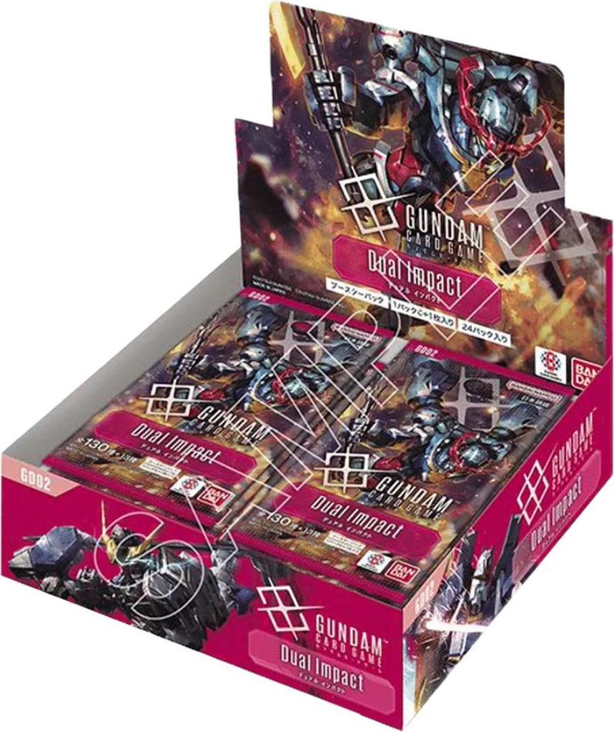 Gundam Dual Impact GD02 Booster Display Anglais Image du produit 