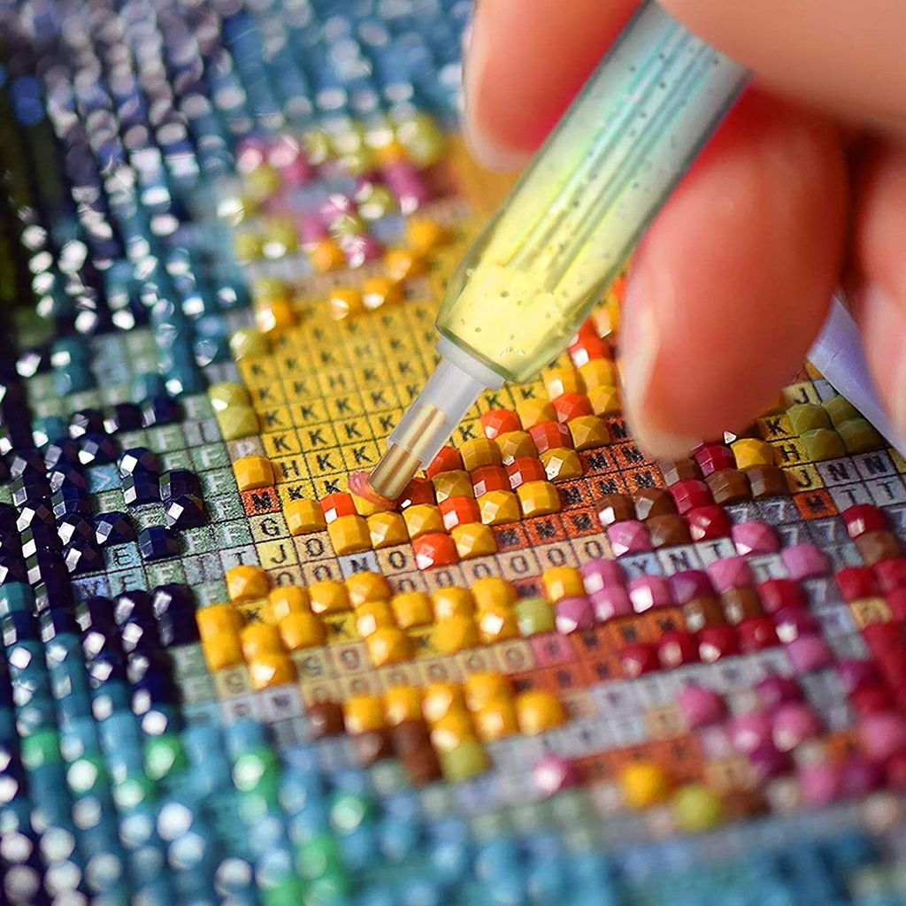 5D Diamond Painting Zubehör Set mit LED Stift, Meerjungfrau Produktbild 4