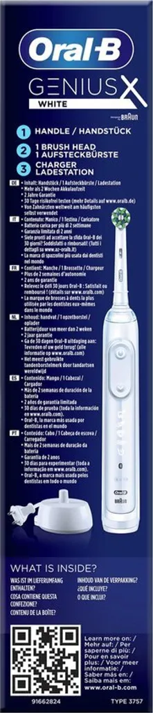 Oral-B Genius X White 396901 Brosse à Dents Électrique avec Intelligence - 14