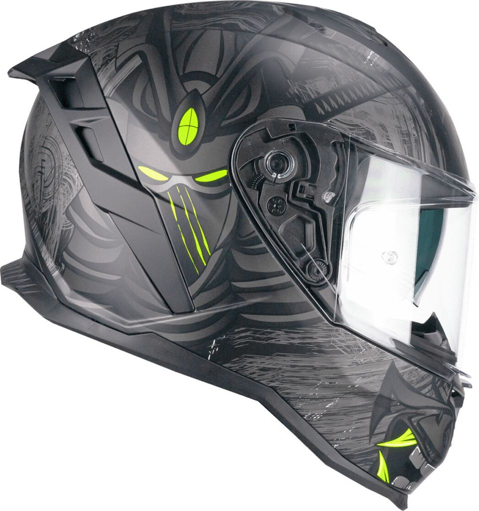 Integralhelm CGM 363S SHOT NIPPO Schwarz Matt Fluo Gelb größe XXL