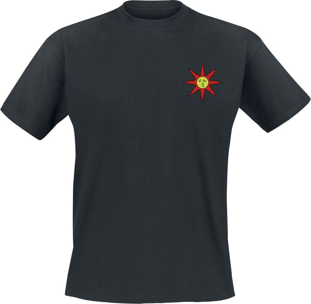 Dark Souls T-Shirt Herren Praise the Sun schwarz L