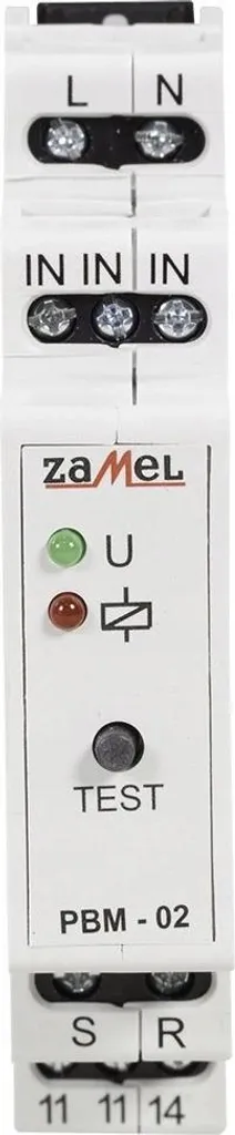 Relais bistable 230V AC ZAMEL pour commande éclairage escalier TH35 - 4