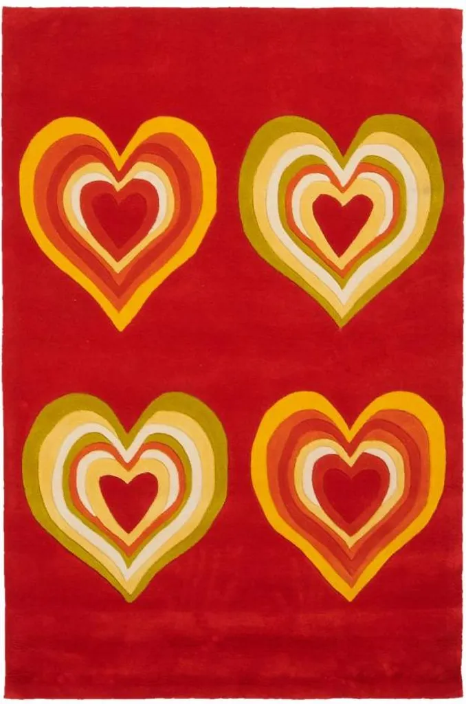 Tapis de chambre en acrylique doux - Confort fait main UNAMOURDETAPIS