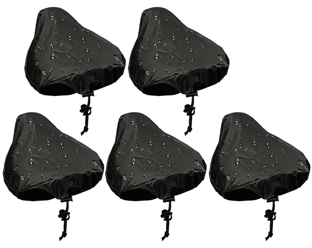 5er Set Fahrradsitz Regenschutz, wasserdicht und Produktbild 