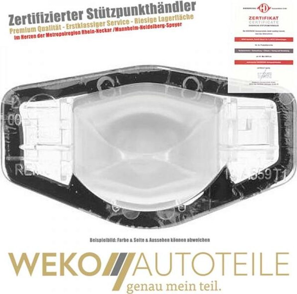 Kennzeichenleuchte links rechts DIEDERICHS 5211094 für HONDA