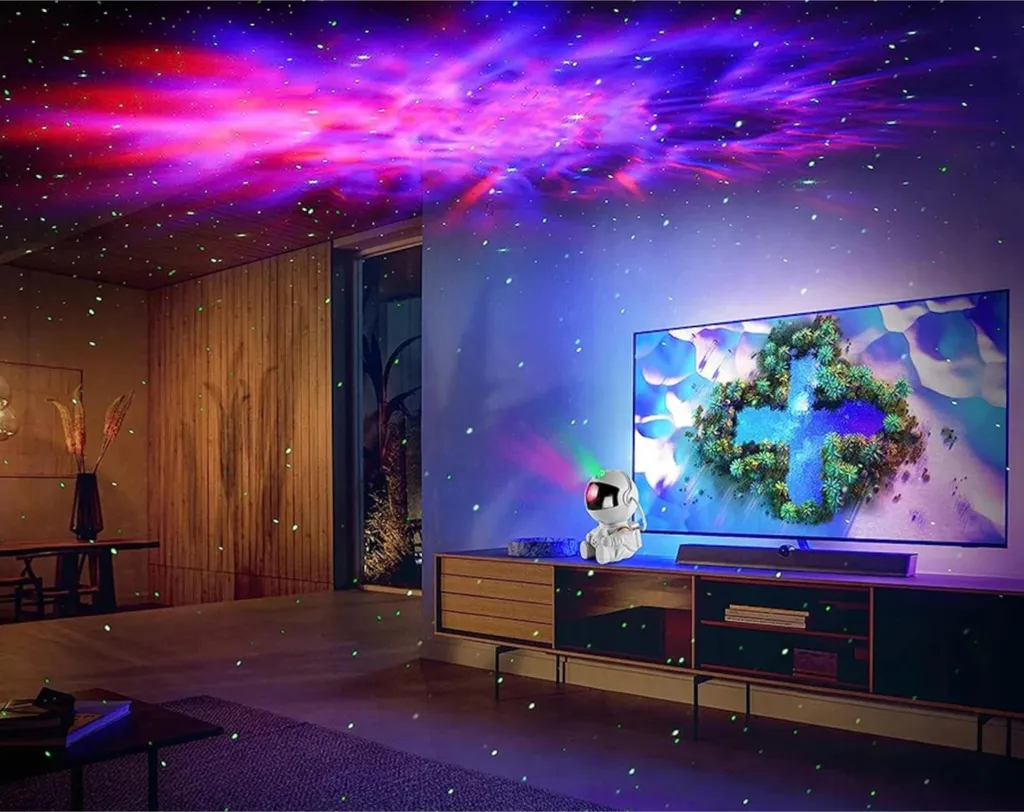 Projecteur de Galaxie Astronaute avec Télécommande et Lampe LED USB - 11