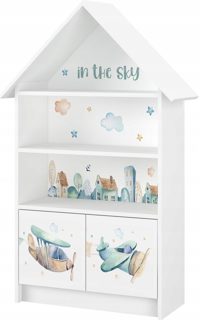 Étagère pour enfants 72x30x125cm Étagère à livres Étagère Image du produit 