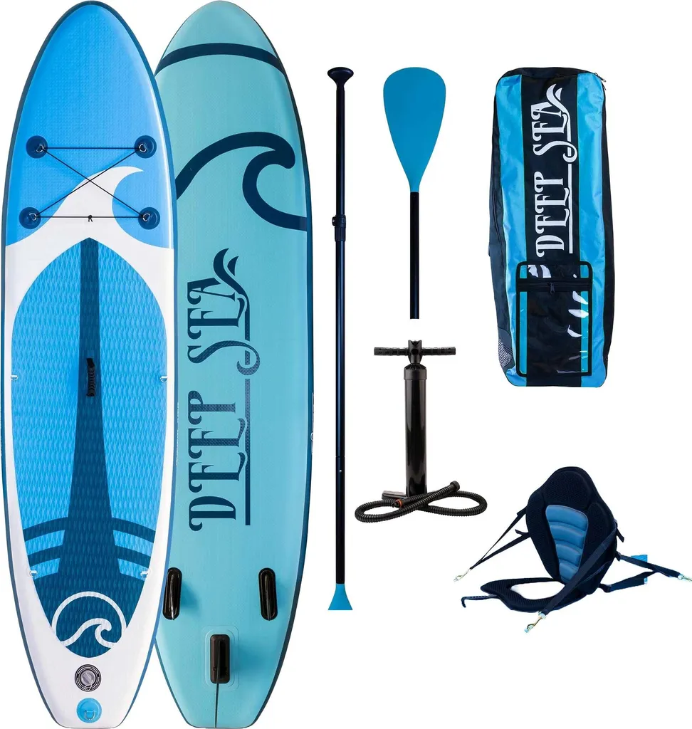 Stand Up Paddle Convertible Kayak pour Randonnée en Mer et Lac - 320cm