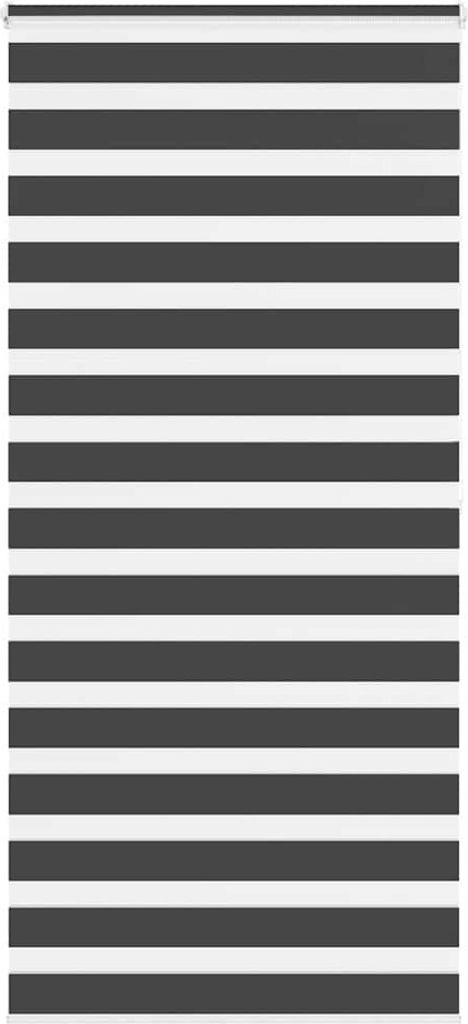 "SALE 2026"Doppelrollo - elegantes Design - Sichtschutz/Lichtschutz - Schwarz 100x200cm Stoffbreite 95,9cm Polyester NEU495486 - Rollos