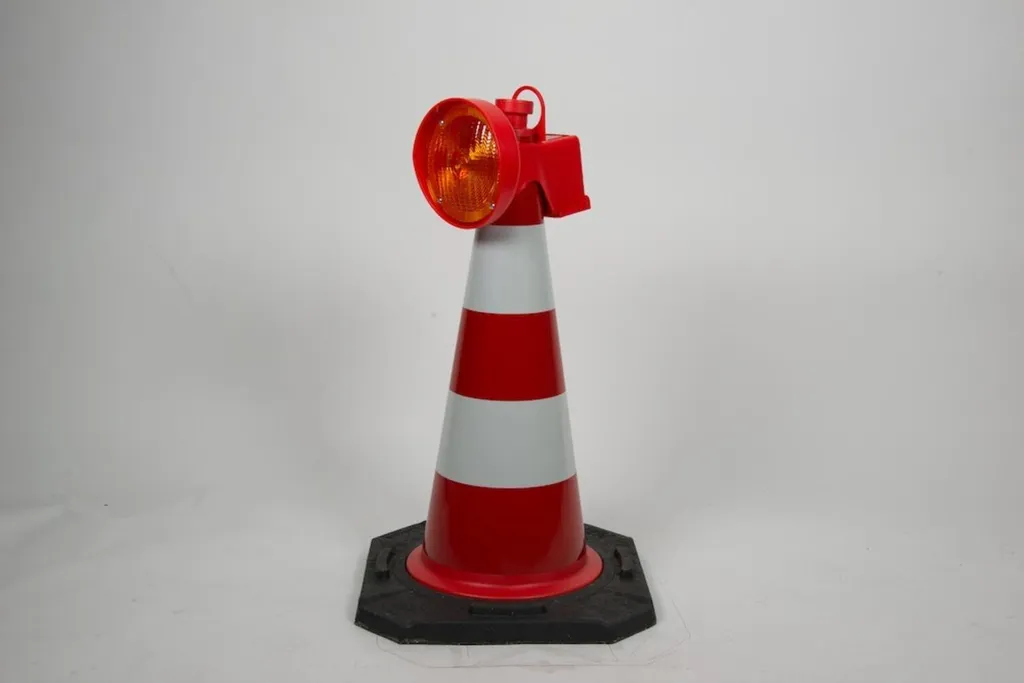 Cône de sécurité jaune LED ConeFix HORIZONT haute visibilité nocturne - 13