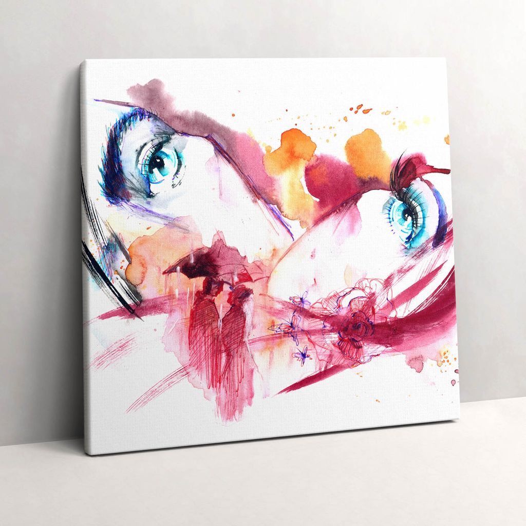 Romantic couple – Leinwandbild Wandbild – 60x60 cm – Leinwandbilder – Wandbilder – Schlafzimmer – Flur