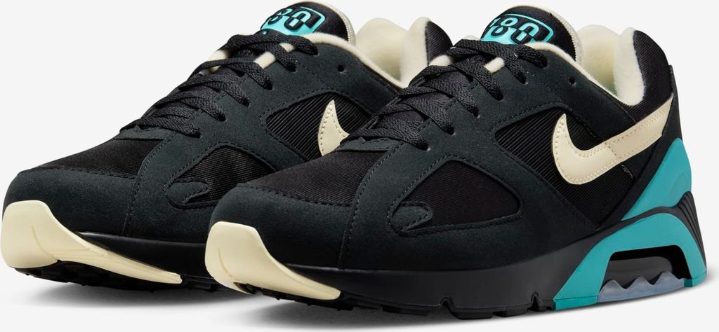 Nike Air Max 180 "Dusty Cactus" Schwarz/Blau, Größe: 43