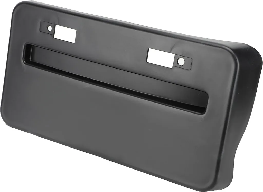 Support de plaque d'immatriculation discret noir mat pour activités