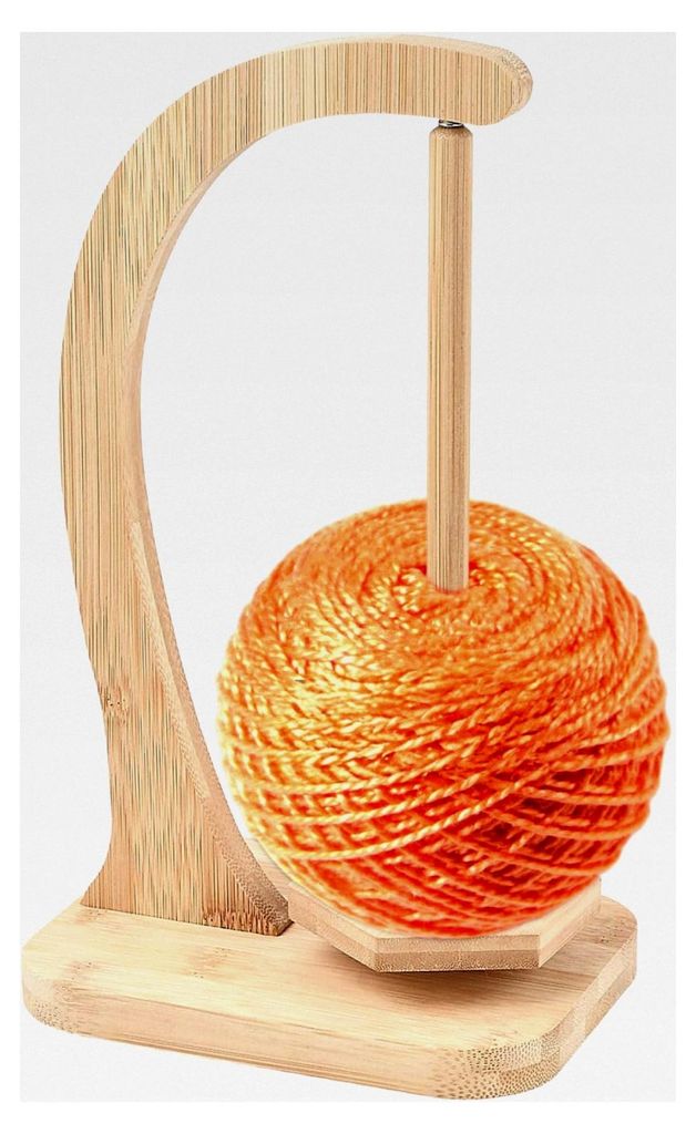 Magnetischer Wollabwickler mit Kugellager aus Holz, drehbarer Wollhalter für Stricken und Häkeln