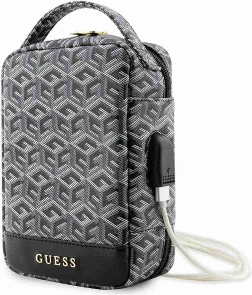 Idea Regalo: Guess Organizer Gcube Stripe Nero GUHBHGCFSEK - Elegante