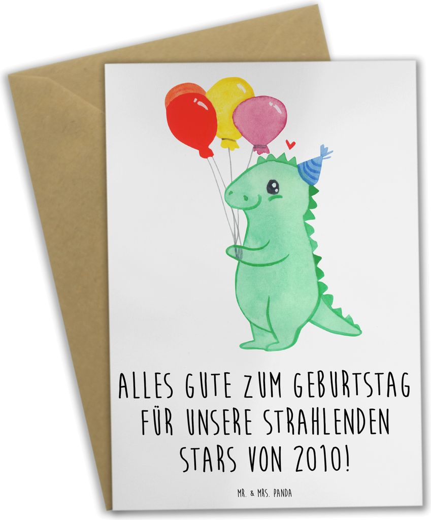 Mr. & Mrs. Panda Klappkarte 2010 Geburtstag Stars - Weiß - Geschenk, Alter, Grußkarte, osterkarte, Geburtstagsfeier, osterkarten, Alles Gute zum,...