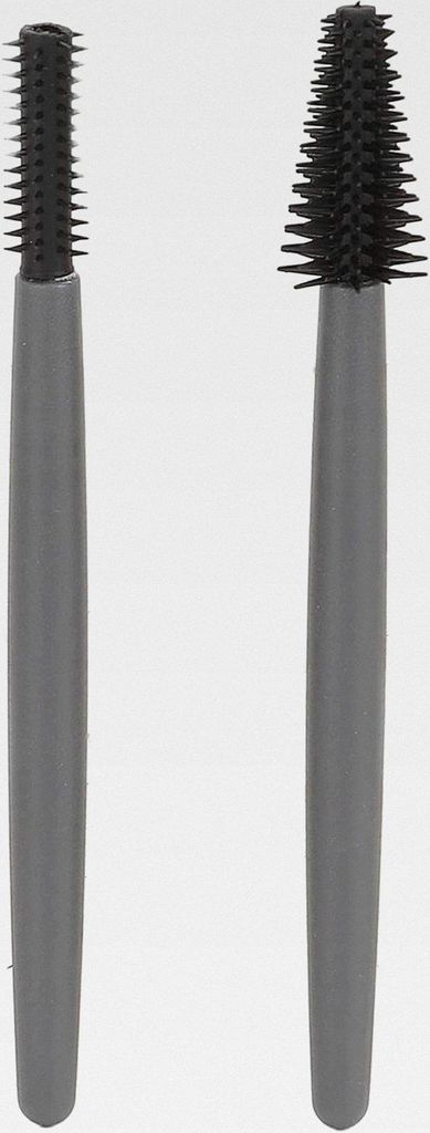 Mascara Pinsel Silikon Wimpernbürste Set mit wiederverwendbarer waschbarer Mascara-Bürste, grauer Wattestäbchen-Aufbewahrungsbox, transparenter ...