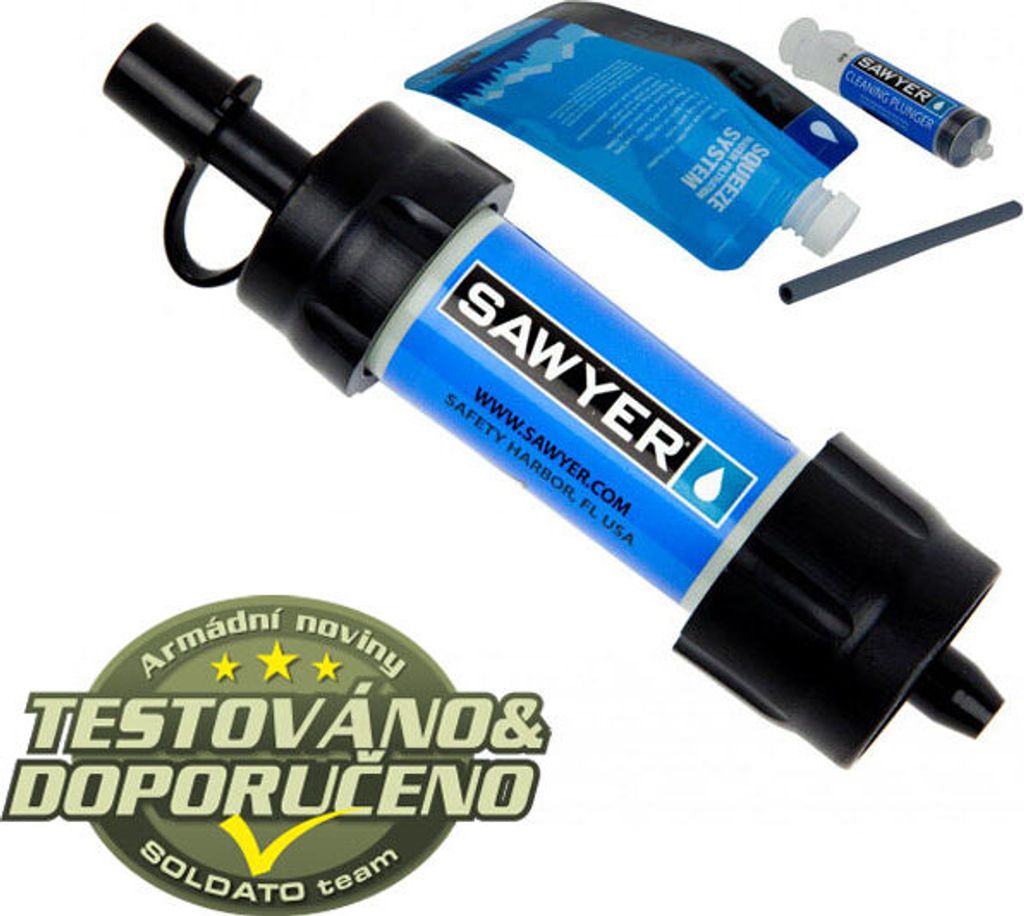 Miniaturní vodní filtrační systém Sawyer modrý Obrázek produktu 12