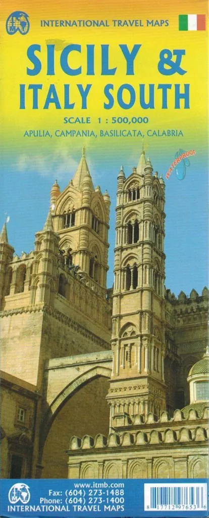 Livre Sicile et sud de l'Italie Broché avec Cartes Détaillées