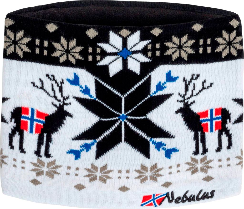 Nebulus Loop, wollen sjaal in Noorse stijl, model TUBE. Productafbeelding 