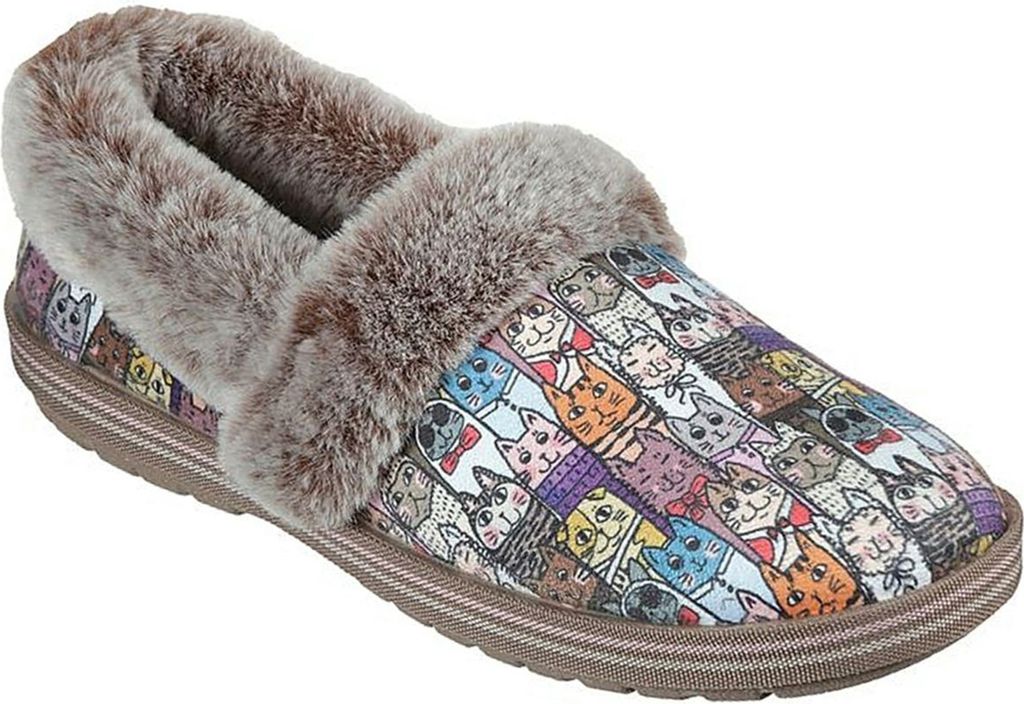Skechers Hausschuhe BOBS TOO COZY - CHIC CAT Damen Produktbild 