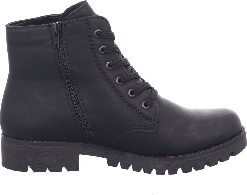 Rieker Schnürstiefel - Tiefschwarz Kunstleder Größe: 39 Produktbild 24