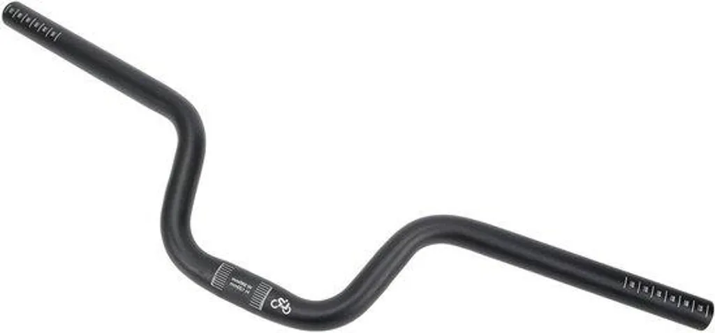 Guidon de vélo en aluminium réglable 120mm noir mat pour gravel et BMX