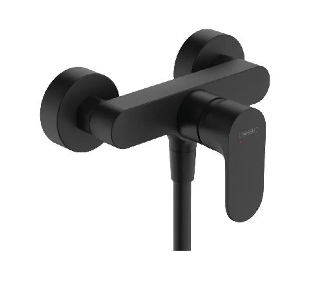 Hansgrohe Rebris S - Rubinetto per doccia, 2 flussi, nero opaco 72643670