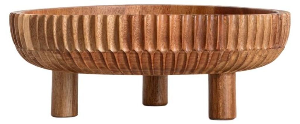 HOMLA RILLET Servierplatte aus Akazienholz 25,5x9 cm Produktbild 