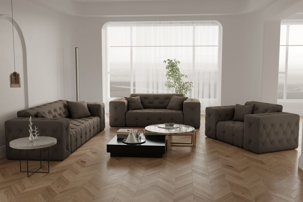 Kaiser Möbel Sofagarnitur, Couchgarnitur CLOUD Couch 3+2+1 Produktbild 
