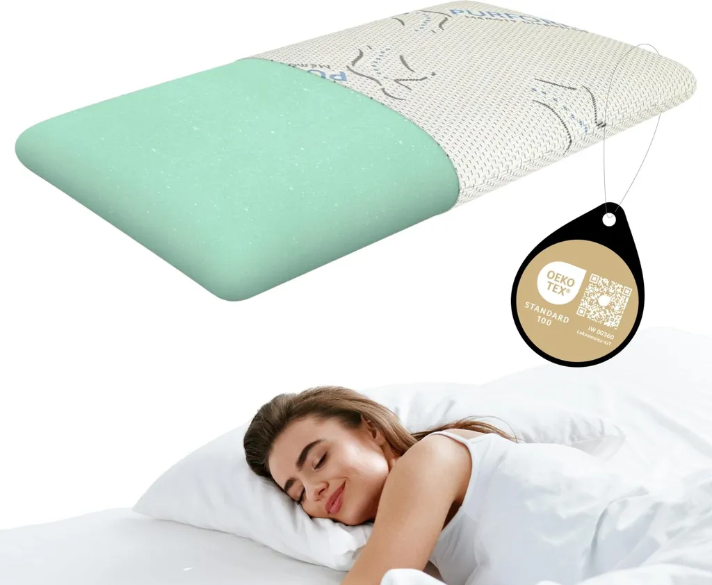 Oreiller pour Dormir sur le Côté avec Mousse à Mémoire de Forme 70x40