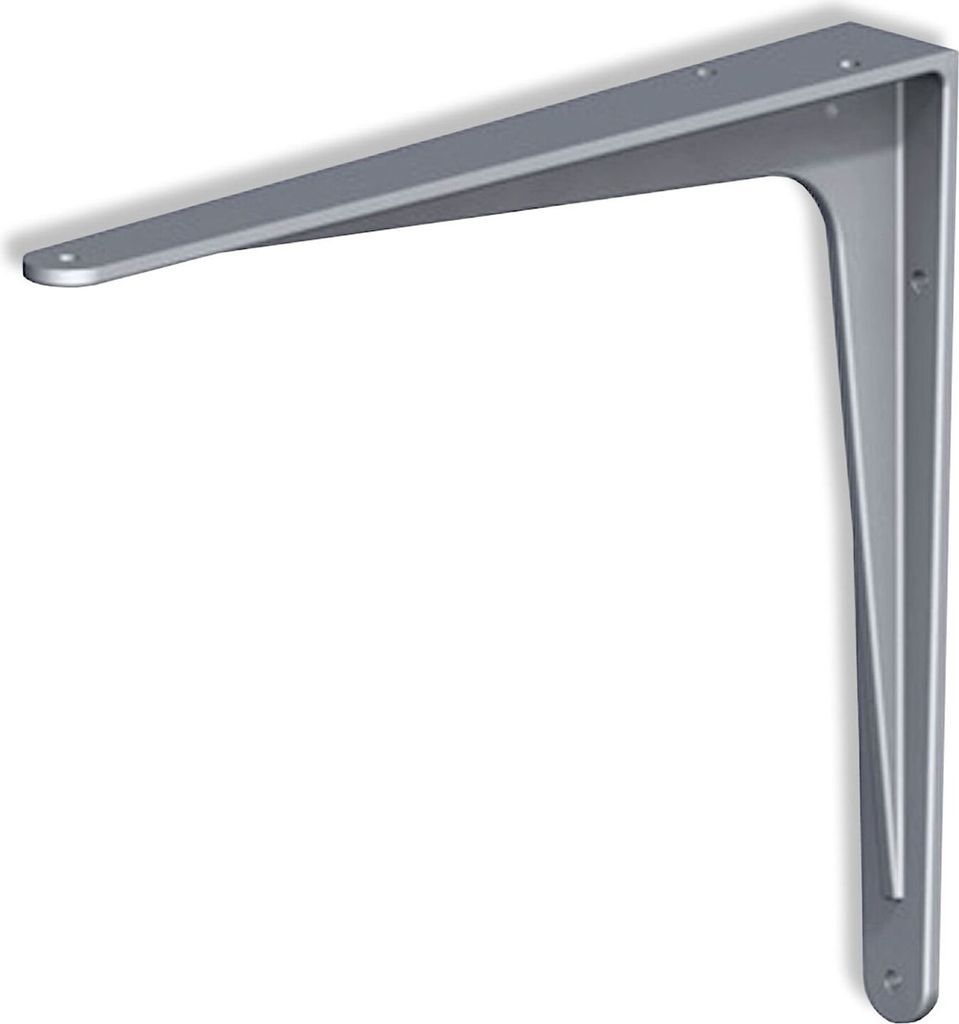 OrgaTech Regalkonsole 400 x 450 mm für Garage, Keller oder Werkstatt Schwerlastträger Regalträger Regalbodenträger