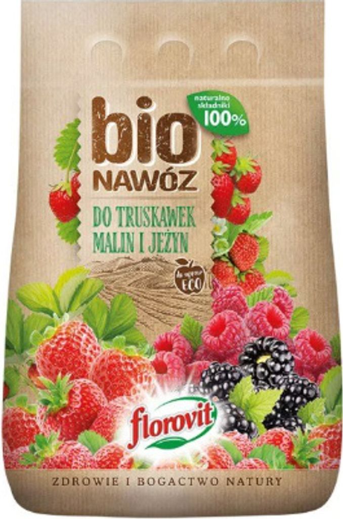 Florovit nawózdo truskawek, malin i jeżyn worek 5l Zdjęcie produktu 