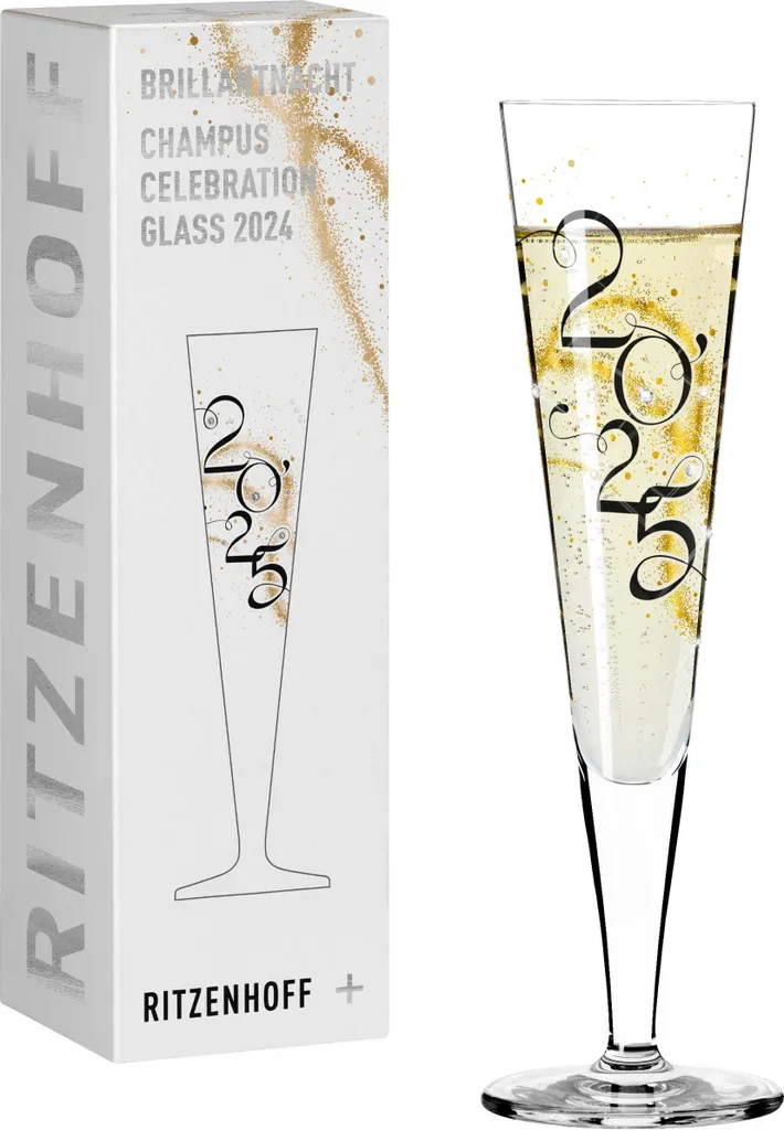 Bicchiere Champagne Ritzenhoff 2025 Brillantnacht - Edizione da Collezione