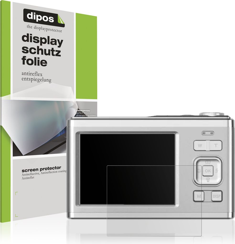 4x Schutzfolie für Agfa Photo Realishot DC9200 matt Displayschutzfolie Folie Display Schutz dipos