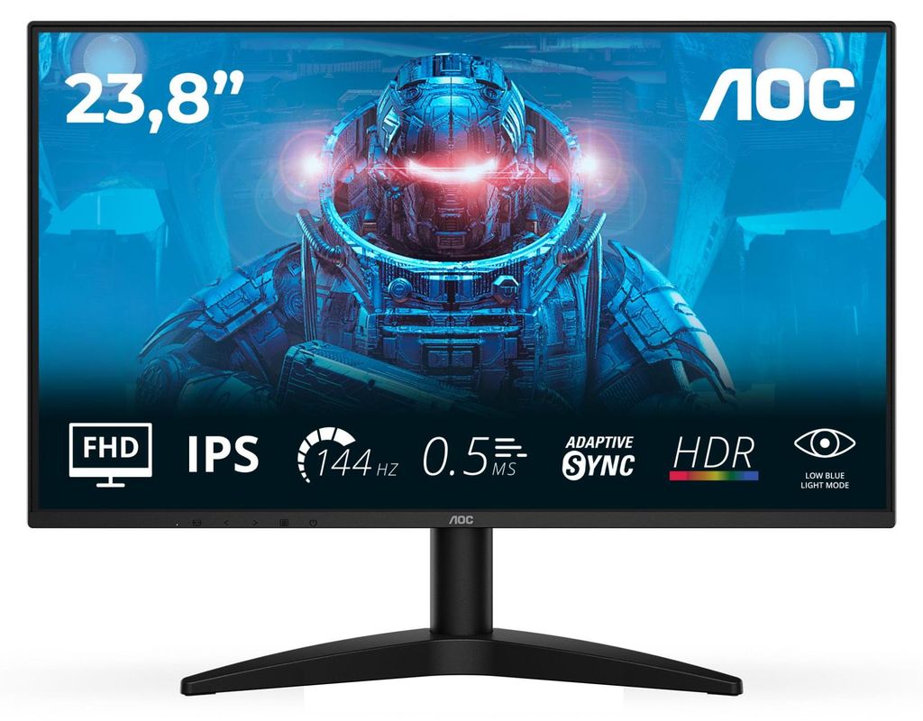 AOC 24B36X - LED-Monitor - 61 cm (24") (23.8" sichtbar) - Produktbild 