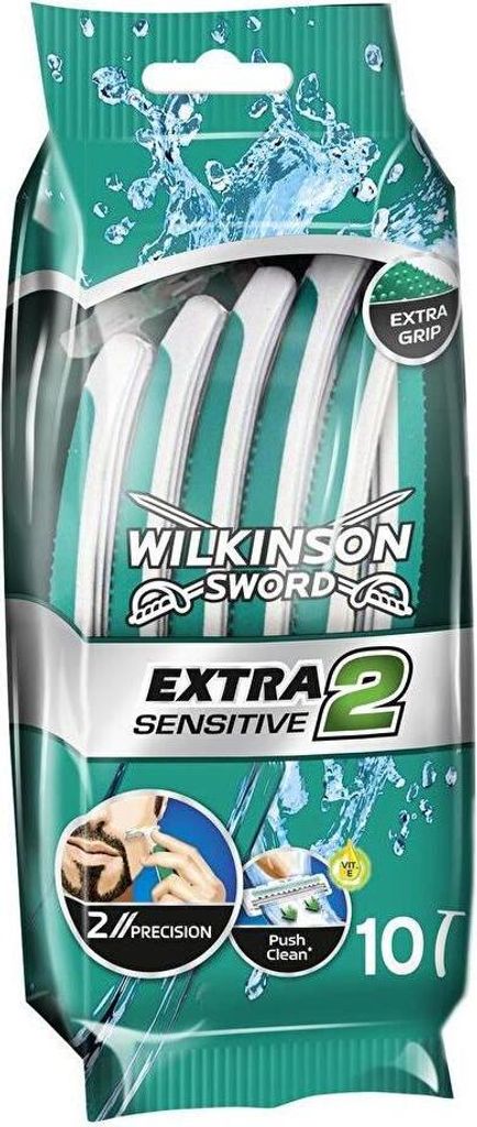 Wilkinson Einwegrasierklingen Men – Extra 2 Sensitive, 10 Stück