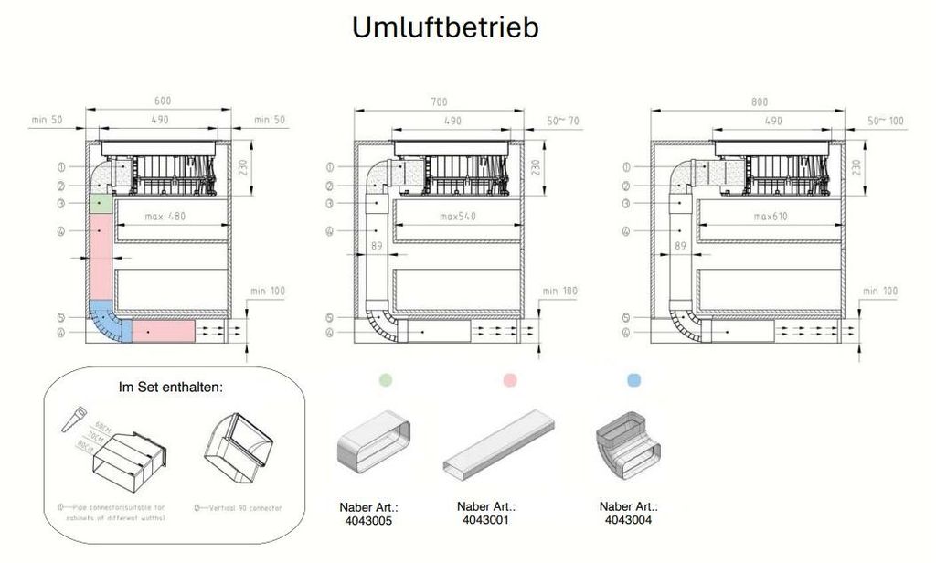 Midea MIH740Y038B Autarkes Induktionskochfeld mit integriertem Dunstabzug 80 cm - inkl.