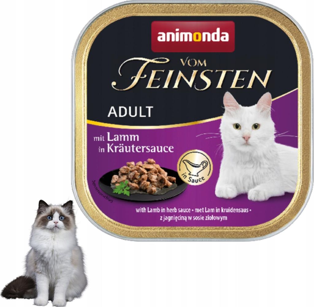 Animonda Classic jagnięcina i zioła - mokra karma dla kota - 100 g