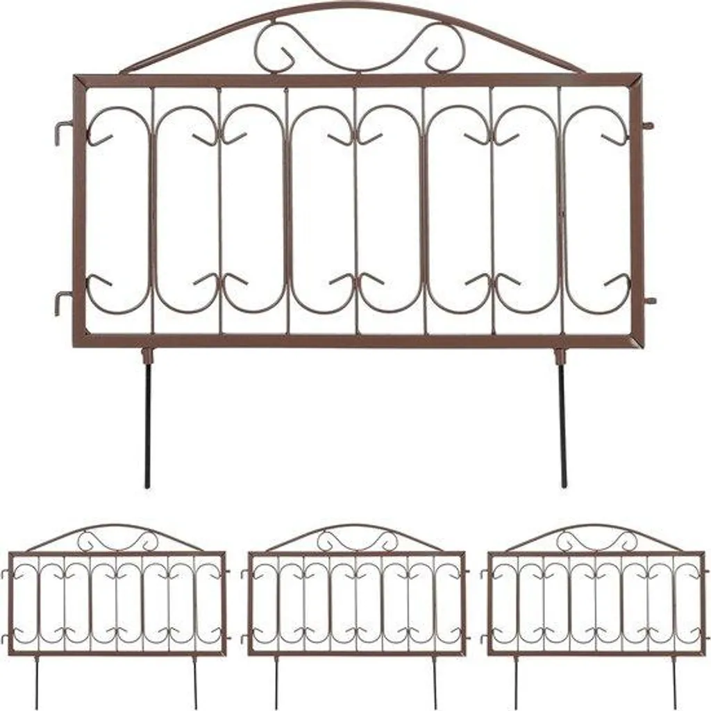 Pique-fleurs stable pour maintenir vos plantes - Style ancien 57cm