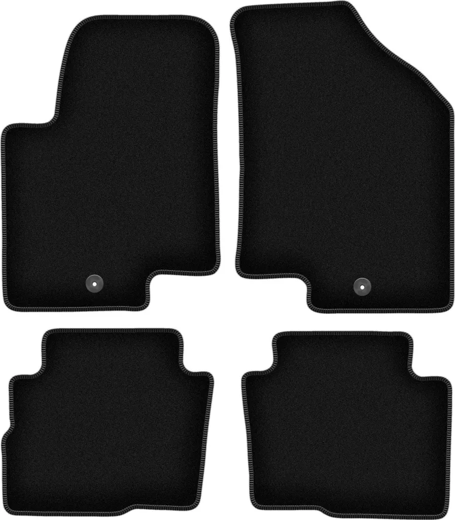 TAPPETINI IN GOMMA VD900 for Kia SOUL 2 EV 2014 2015 2016 2017 2018 2019- NERO