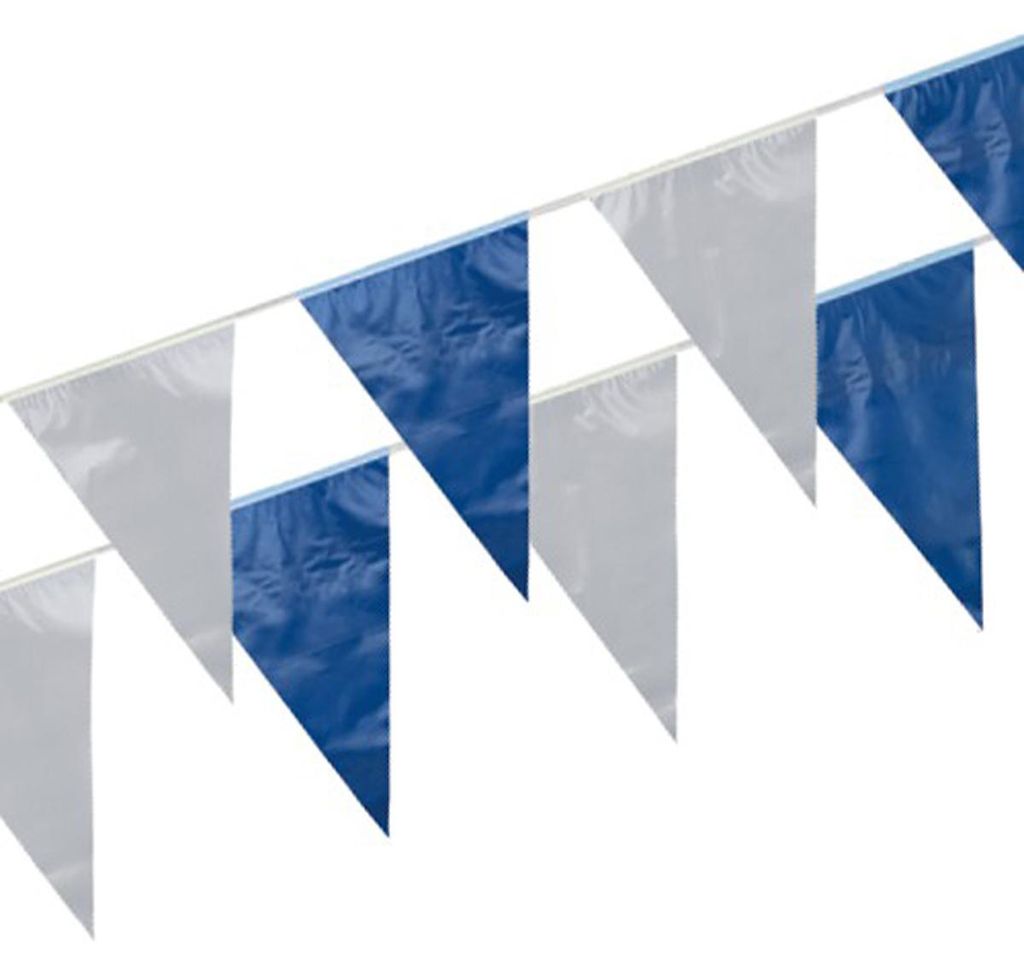 Papstar Wimpelkette blau/weiss Zdjęcie produktu 