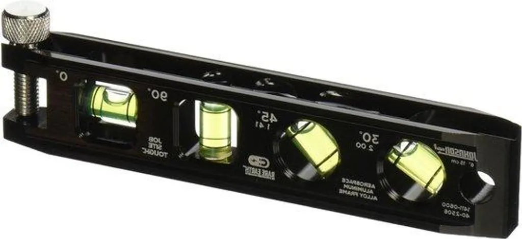 Lot de 6 niveaux Torpedo magnétiques en aluminium pour travaux BTP