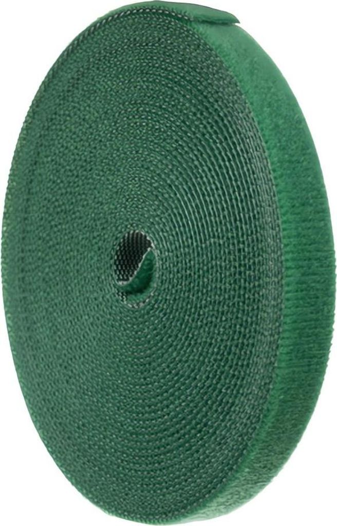A roll of green garden tape.